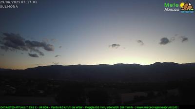 immagine della webcam nei dintorni di Caramanico Terme: webcam Sulmona