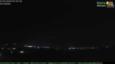 immagine della webcam nei dintorni di Ortona dei Marsi: webcam Sulmona