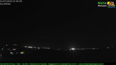 immagine della webcam nei dintorni di Ortona dei Marsi: webcam Sulmona