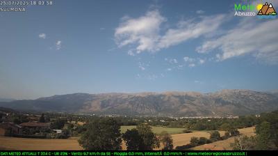 immagine della webcam nei dintorni di Bisegna: webcam Sulmona