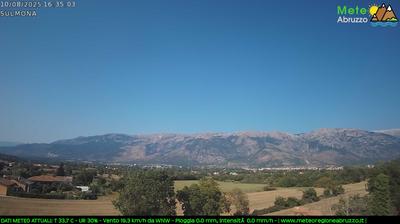 immagine della webcam nei dintorni di Pennapiedimonte: webcam Sulmona