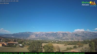 immagine della webcam nei dintorni di Campo di Giove: webcam Sulmona
