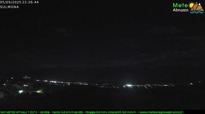 immagine della webcam nei dintorni di Gagliano Aterno: webcam Sulmona