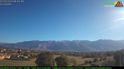 immagine della webcam nei dintorni di Pescasseroli: webcam Sulmona