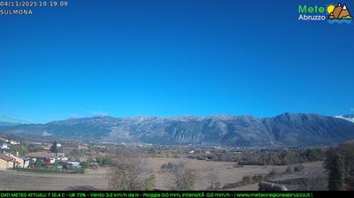immagine della webcam nei dintorni di Gagliano Aterno: webcam Sulmona