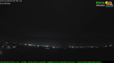 immagine della webcam nei dintorni di Passolanciano-Majelletta: webcam Sulmona