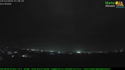 immagine della webcam nei dintorni di Ortona dei Marsi: webcam Sulmona
