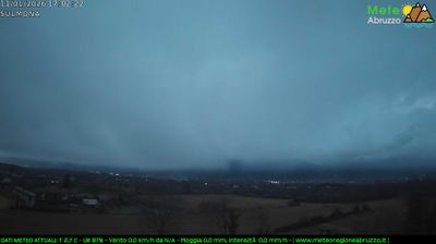 immagine della webcam nei dintorni di Sant'Eufemia a Maiella: webcam Sulmona