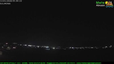 immagine della webcam nei dintorni di Ortona dei Marsi: webcam Sulmona