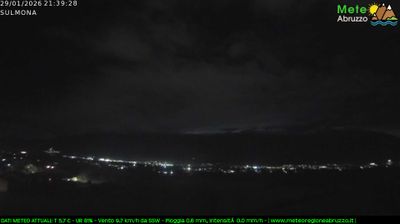 immagine della webcam nei dintorni di Passolanciano-Majelletta: webcam Sulmona