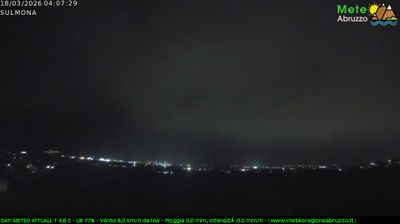 immagine della webcam nei dintorni di Pettorano sul Gizio: webcam Sulmona