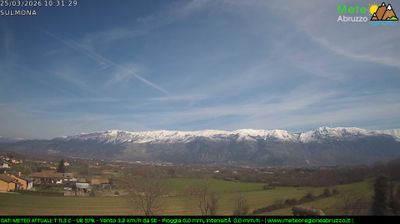immagine della webcam nei dintorni di Bisegna: webcam Sulmona
