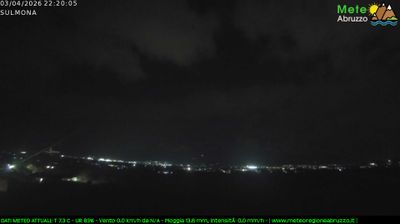 immagine della webcam nei dintorni di Ortona dei Marsi: webcam Sulmona