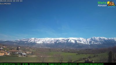 immagine della webcam nei dintorni di Caramanico Terme: webcam Sulmona