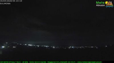 immagine della webcam nei dintorni di Sant'Eufemia a Maiella: webcam Sulmona