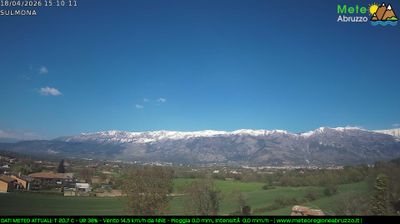 immagine della webcam nei dintorni di Cansano: webcam Sulmona