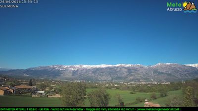 immagine della webcam nei dintorni di Campo di Giove: webcam Sulmona