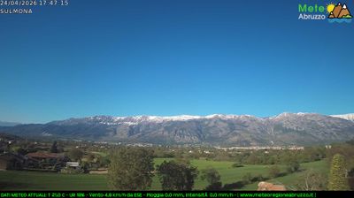 immagine della webcam nei dintorni di Civitella Messer Raimondo: webcam Sulmona