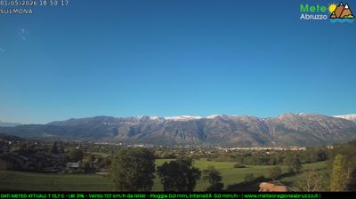 immagine della webcam nei dintorni di Passolanciano-Majelletta: webcam Sulmona