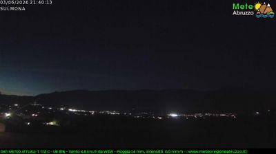 immagine della webcam nei dintorni di Sant'Eufemia a Maiella: webcam Sulmona