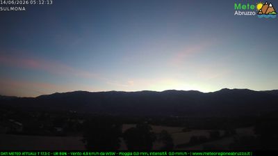 immagine della webcam nei dintorni di Caramanico Terme: webcam Sulmona
