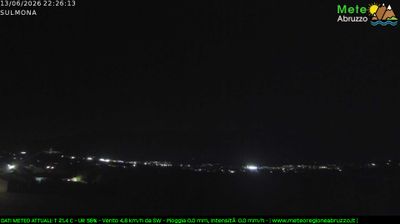 immagine della webcam nei dintorni di Caramanico Terme: webcam Sulmona