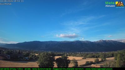immagine della webcam nei dintorni di Caramanico Terme: webcam Sulmona