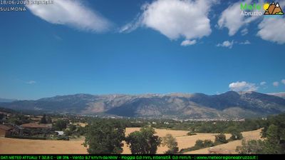 immagine della webcam nei dintorni di Campo di Giove: webcam Sulmona