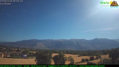immagine della webcam nei dintorni di Roccacaramanico: webcam Sulmona