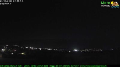immagine della webcam nei dintorni di Sant'Eufemia a Maiella: webcam Sulmona