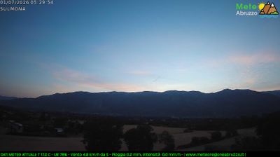 immagine della webcam nei dintorni di Caramanico Terme: webcam Sulmona