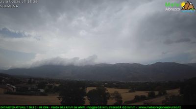 immagine della webcam nei dintorni di Sant'Eufemia a Maiella: webcam Sulmona