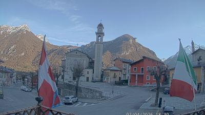 immagine della webcam nei dintorni di Sant'Anna di Valdieri: webcam Valdieri