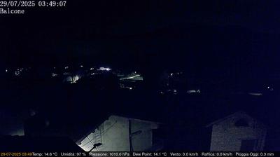 immagine della webcam nei dintorni di Canal San Bovo: webcam Arsiè
