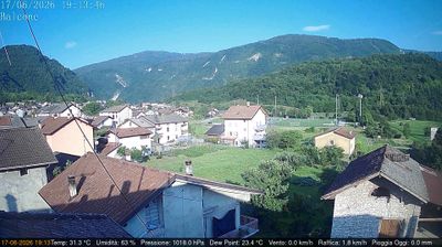 immagine della webcam nei dintorni di Passo Brocon: webcam Arsiè