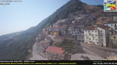 immagine della webcam nei dintorni di Tito: webcam San Fele