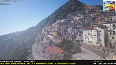 immagine della webcam nei dintorni di Forenza: webcam San Fele
