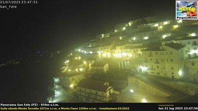 immagine della webcam nei dintorni di Venosa: webcam San Fele
