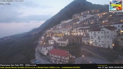 immagine della webcam nei dintorni di Calitri: webcam San Fele