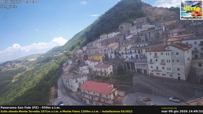 immagine della webcam nei dintorni di Calitri: webcam San Fele