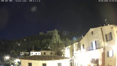 immagine della webcam nei dintorni di Montecalvo in Foglia: webcam San Leo