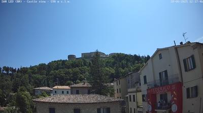 immagine della webcam nei dintorni di Sant'Agata Feltria: webcam San Leo