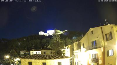 immagine della webcam nei dintorni di Perticara di Novafeltria: webcam San Leo