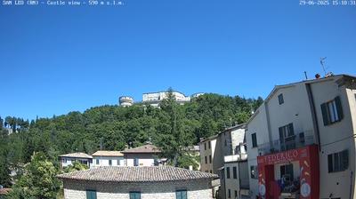 immagine della webcam nei dintorni di Macerata Feltria: webcam San Leo