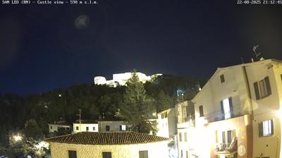 immagine della webcam nei dintorni di Montecalvo in Foglia: webcam San Leo