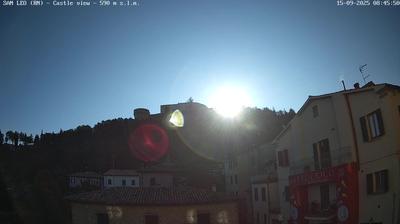 immagine della webcam nei dintorni di Sant'Agata Feltria: webcam San Leo