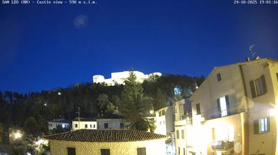 immagine della webcam nei dintorni di Carpegna: webcam San Leo