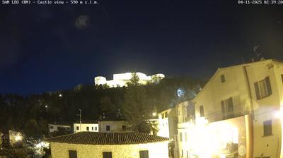 immagine della webcam nei dintorni di Montecalvo in Foglia: webcam San Leo