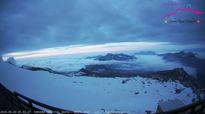 immagine della webcam nei dintorni di Alagna Valsesia: webcam Punta Indren