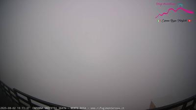 immagine della webcam nei dintorni di Cervinia Plan Maison: webcam Punta Indren